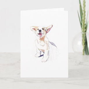 Corgi wenskaart – Pembroke Welsh Corgi Kaart