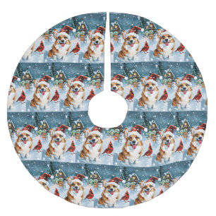 Corgi Winter Wonderland Christmas Joy Kerstboom Rok