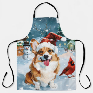 Corgi Winter Wonderland Christmas Joy Schort