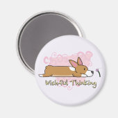 Corgi Wishful Thonge Magnet (Recto/Verso)