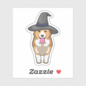 Corgi Witch Sticker (Vel)