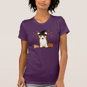 Corgi Witch T-shirt