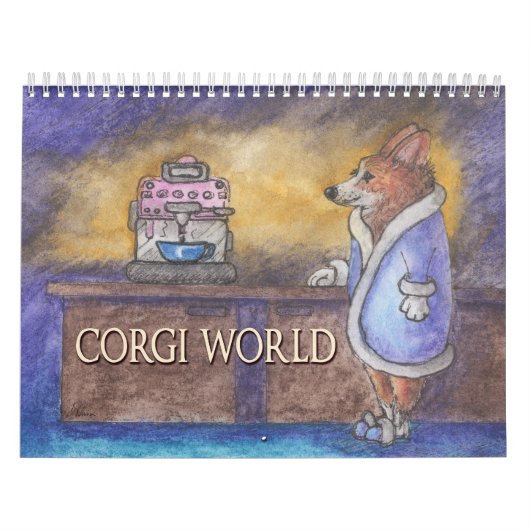 Corgi World - calendrier des chiens de corgi gallo (Protection)