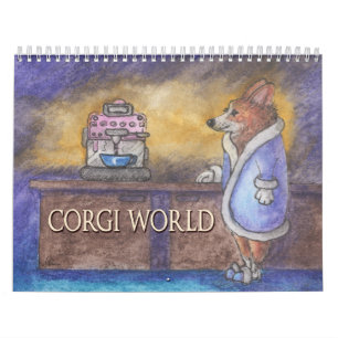 Corgi World - een Welshe corgi hondenkalender Kalender