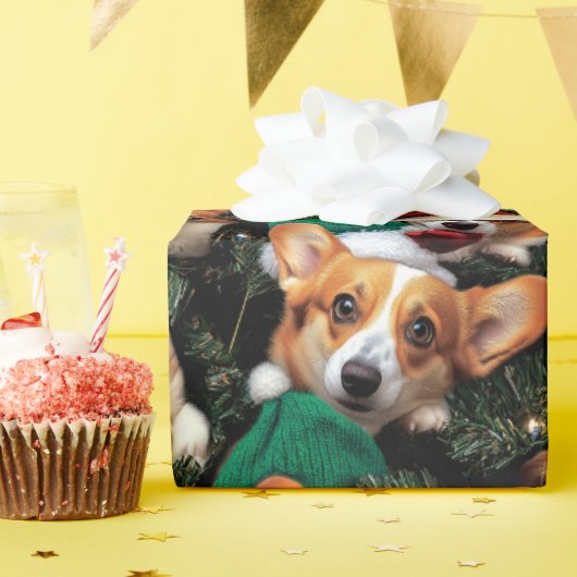Corgi Wrapping Paper Cadeaupapier (Verjaardagsfeest)