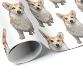 Corgi Wrapping Paper Cadeaupapier (Rol Hoek)