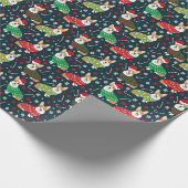 corgi xmas sweaters cadeaupapier (Hoek)