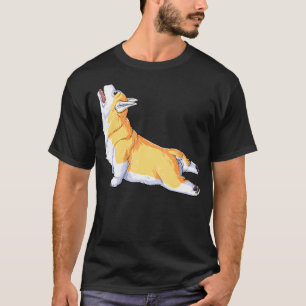 Corgi Yoga Namaste Spirituele Meditatie Chakra T-shirt