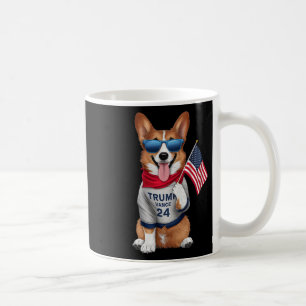 Corgi Zelfs Mijn Hond Wil Trump Vance Mannen Vrouw Koffiemok
