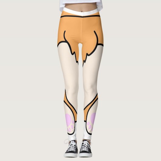 corgibilje leggings (Voorkant)