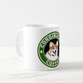 Corgibucks Coffee Koffiemok (Voorkant links)