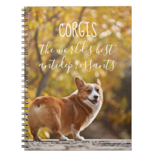 Corgis De beste antidepressiva ter wereld Notitieboek
