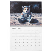 Corgis in de ruimte kalender (Jan 2027)