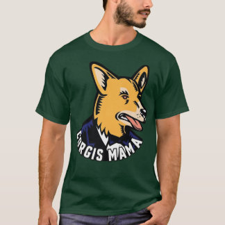 Corgis Mama Corgi Dog Mama Dog Lover Mama-681 T-shirt
