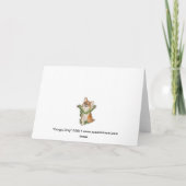 "Corgis seulement !" Carte de voeux Corgi (Dos)