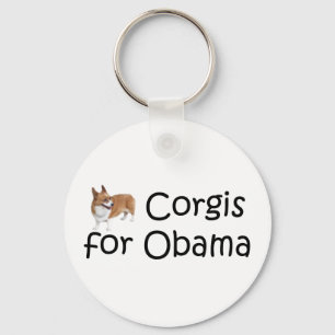 Corgis voor Obama Sleutelhanger