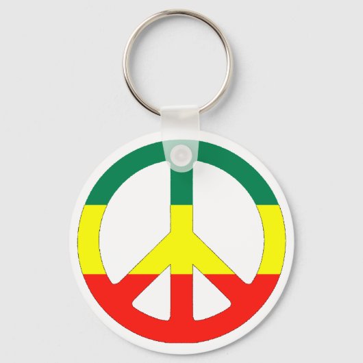 Cori Reith Rasta reggae peace Sleutelhanger (Voorkant)
