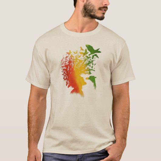 Cori Reith Rasta reggae rasta man T-shirt (Voorkant)