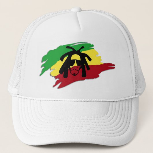 Cori Reith Rasta reggae rasta Trucker Pet (Voorkant)