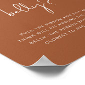 CORIANDER Bohemian Hoe groot is haar Belly Game Poster (Hoek)