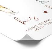 CORIANDER Boho Signature Boire Mariage Bar Poster (Coin)