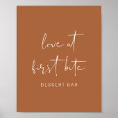 CORIANDER Boho Terracotta Dessert Bar, Poster (Voorkant)