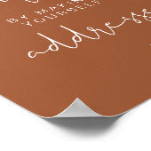 CORIANDER Terracotta Adres van de Envelopteken Poster (Hoek)