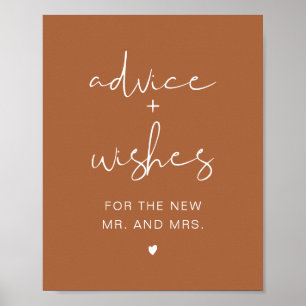 CORIANDER Terracotta Boho Advies & Wensen Bord Poster