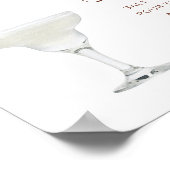 CORIANDER Terracotta Boho Margarita Bar Bord Poster (Hoek)