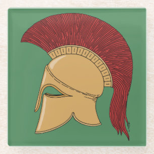 Corinthian Helmet Glass Onderzetter