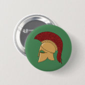 Corinthian Helmet Ronde Button 5,7 Cm (Voorkant /achterkant)