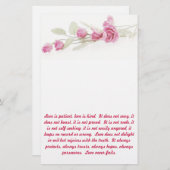 Corinthians Verse Stationery Briefpapier (Voorkant / Achterkant)