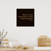 Coriolanus Insult (16eC versie) Poster (Keuken)