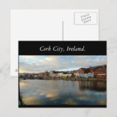 Cork City, Ierland Briefkaart (Voorkant / Achterkant)