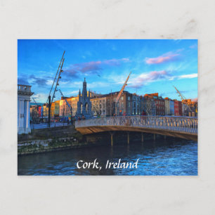 Cork City, Ierland Briefkaart