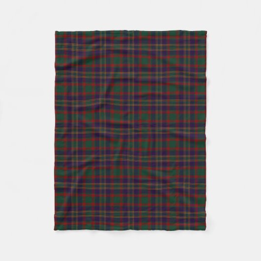 Cork County Irish Tartan Fleece Deken (Voorkant)