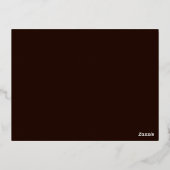 Cork Engelse Markt Folie Kerst Kaart (Achterkant)