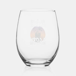 Cork hoorde knallen Halloween spookhuis kurkentrek Wijnglas Zonder Voet