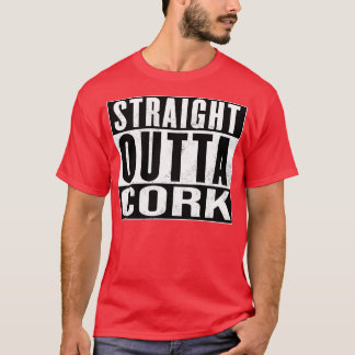 Cork Ierland Recht uit Cork T-shirt