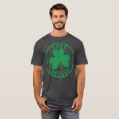 Cork Ireland  Shamrock Sign Disted T-shirt (Voorkant volledig)