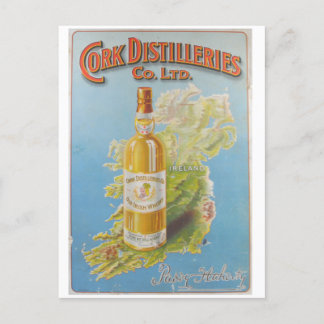 Cork Ireland Whiskey Distillery Briefkaart