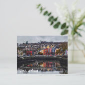 Cork Irlande, couleurs en hiver Carte postale (Debout devant)