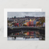Cork Irlande, couleurs en hiver Carte postale (Devant / Derrière)