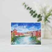 Cork, River Lee carte postale de peinture (Debout devant)
