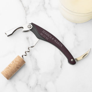 Cork Screw Wedding Favors Dank je oerkorken Kurkentrekker