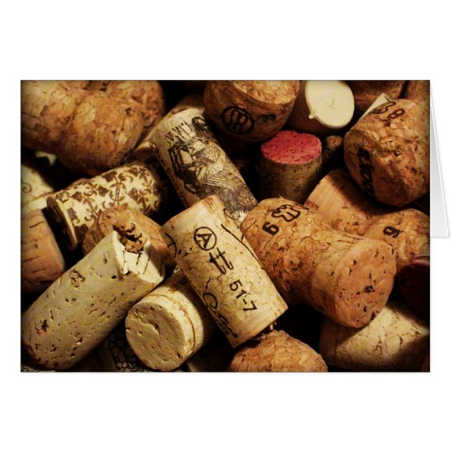 "Corks"/blanco kaart (Voorkant Horizontaal)