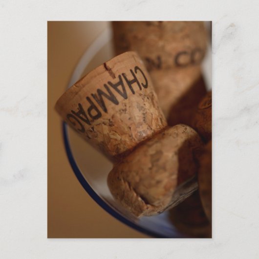 Corks Postcard Briefkaart (Voorkant)