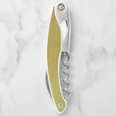 Corkschroef - Naam op achtergrond van Bamboe Kurkentrekker (Achterkant)