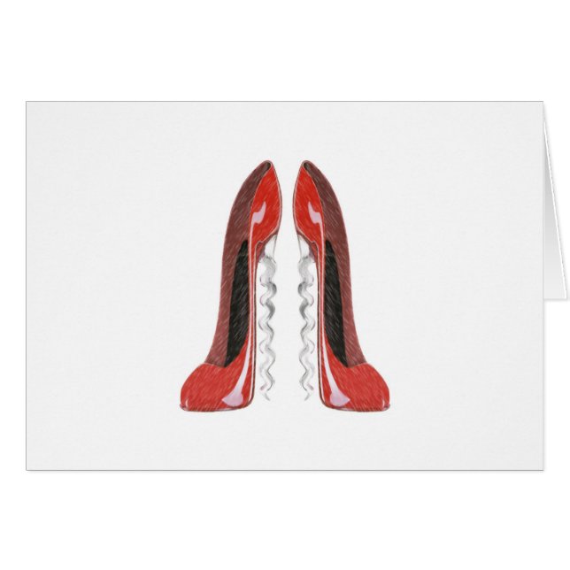 Corkschroef Red Stiletto Shoes (Voorkant Horizontaal)