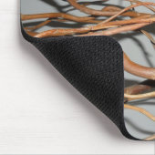 Corkschroef willow, verdraaide vertakkingsfoto muismat (Hoek)